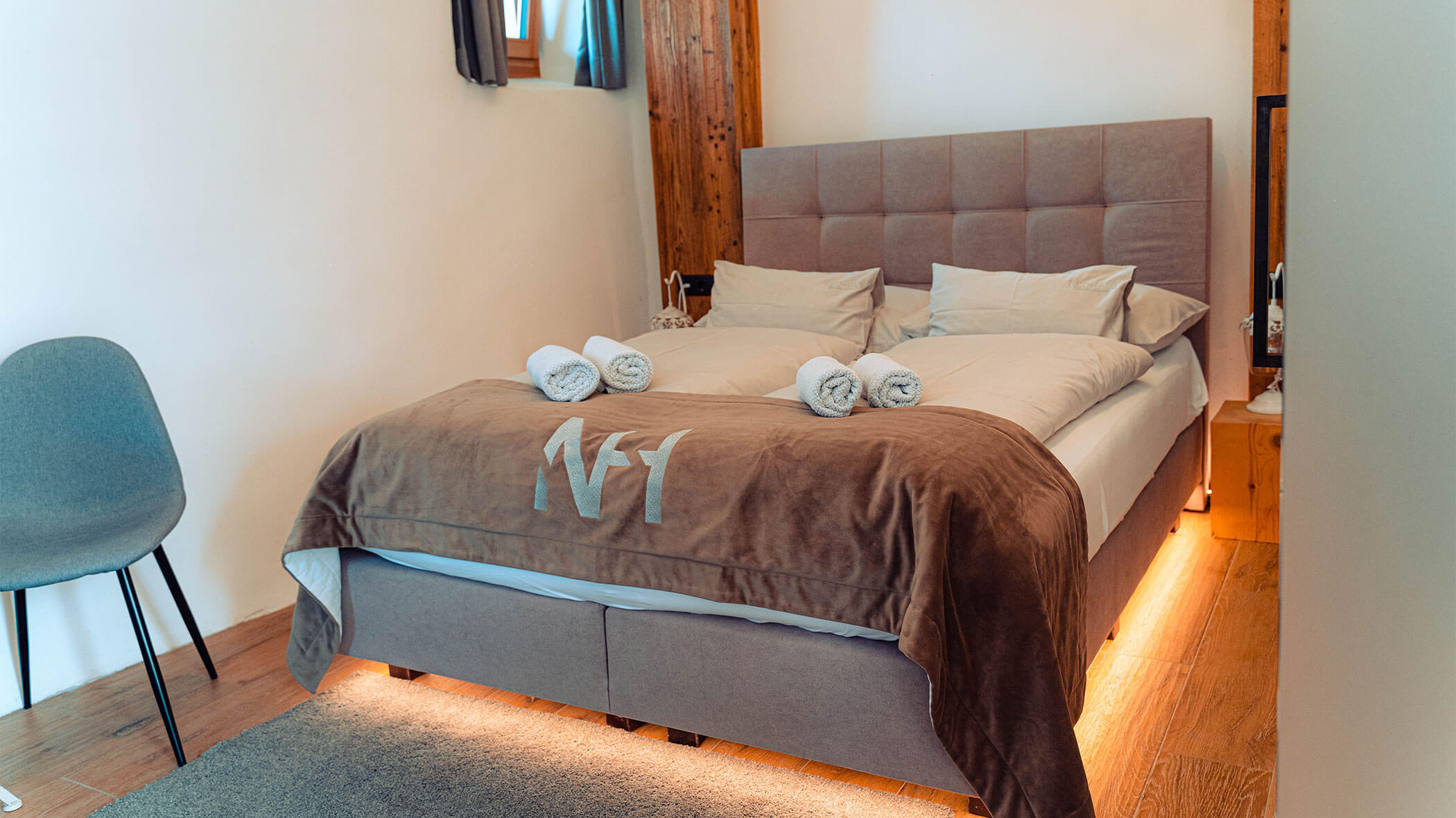 Apartment - Schlafzimmer - Apartments & Historic Chalet in St. Sigmund