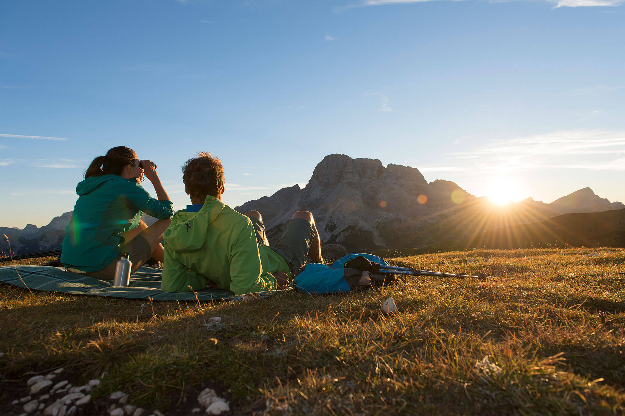 Sonnenuntergang am Berg - Neuhaus - Apartments & Historic Chalet in St. Sigmund
