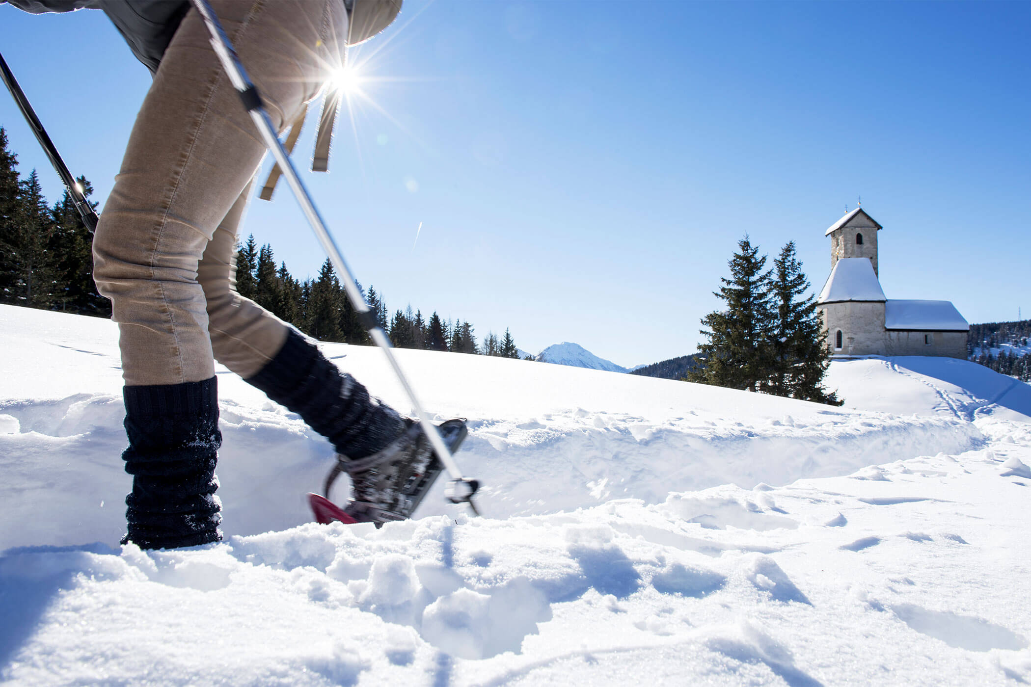 Schneeschuhwandern in Südtirol - Neuhaus - Apartments & Historic Chalet in St. Sigmund